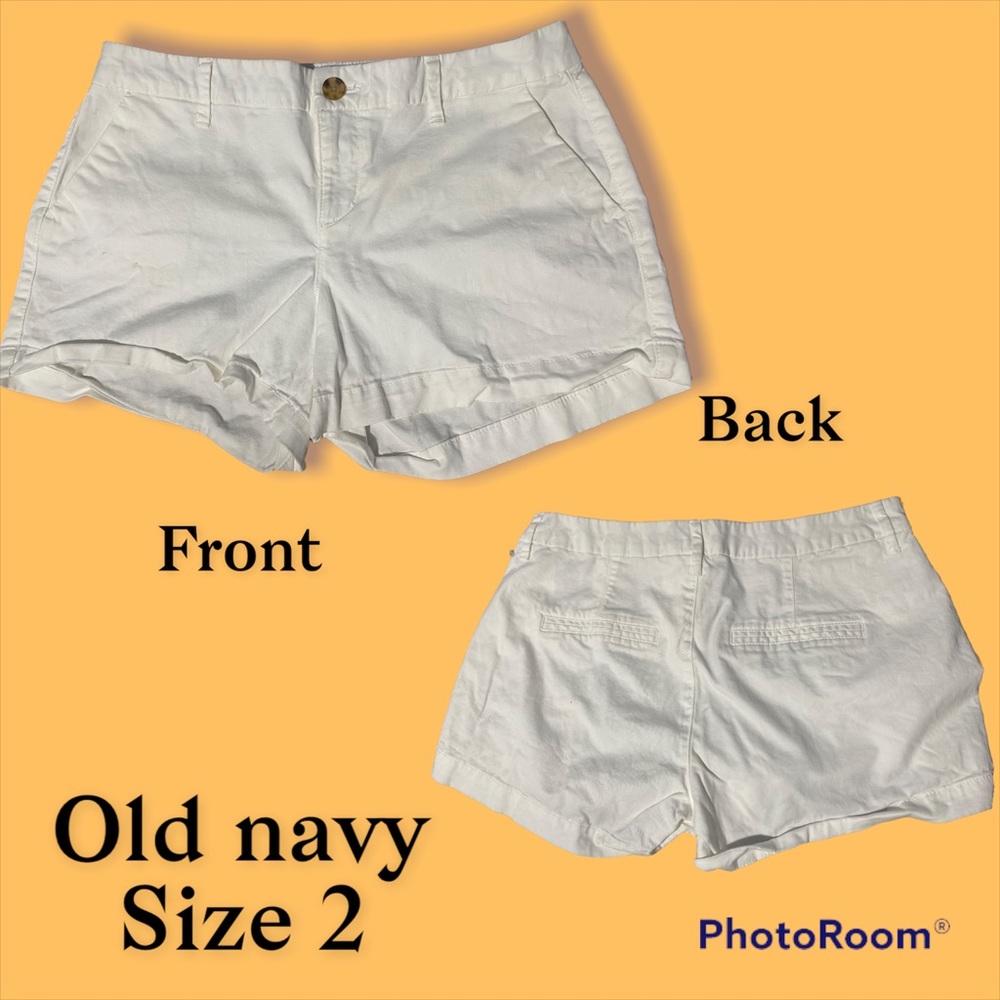 Old navy white shorts